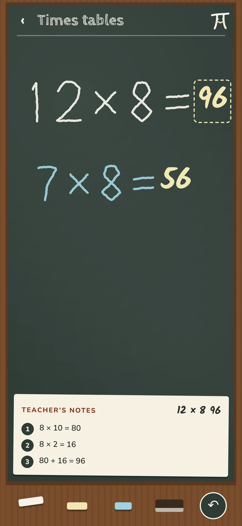 Chalkwise on a phone